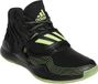Adidas Deep Threat J Basketbalschoenen Zwart/Groen
