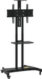vidaXL TV-standaard met wielen voor 32-70 inch schermen
