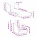 vidaXL Slaapbank Donkergrijs Fluweel 80 x 83 x 65 cm