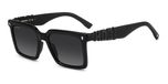 Dsquared2 ICON 0025/S Lunettes de soleil Hommes Noir/Gris