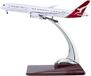 Métal et plastique présentoir pour maquettes d'avions, 14x7,8x14,5 cm, coco brun