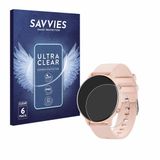 Savvies Screenprotector voor Hwagol Smartwatch G25 1.39" - Folie Beschermfolie transparant 6 Stuks