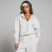 MP Basics oversized hoodie met rits voor dames - Gemêleerd lichtgrijs - XXS