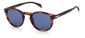 David Beckham Zonnebril 1036/s Heren Rond Bruin/blauw