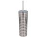 Benson Tendance toiletborstel met houder - RVS - H38 cm - zilver