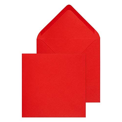 Blake Puur Vierkante Enveloppen - Rood - 155x155mm - 500 stuks