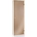 Desineo – Porte de sauna en verre trempé 8 mm – Cadre en pin massif – Dimensions 70 x 190 cm – Isolation optimale avec joint silicone