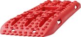 Plaques de traction 2 pièces avec sac de rangement, version longue, couleur rouge