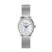 Victoria Hyde London Victoria Hyde Edith Horloge - Dames - Analoog - Zilverkleurig - Wit - Mesh - Quartz