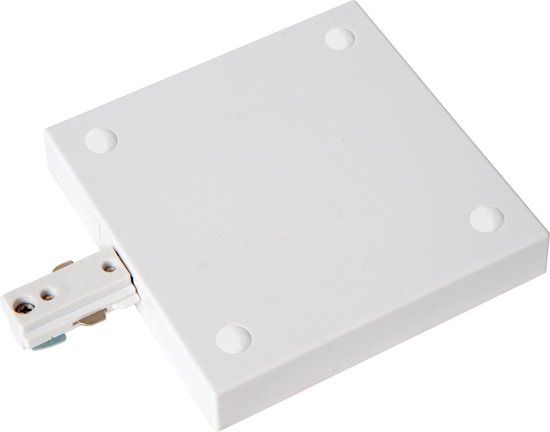 Lucide TRACK Startvoeding - 1-fase Railsysteem / Railverlichting - Enkel/Dubbel - Wit (Uitbreiding)