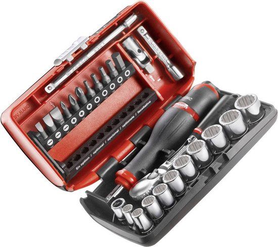 Facom RL.NANO112 Dopsleutelset Metrisch 1/4 (6.3 mm) 25-delig