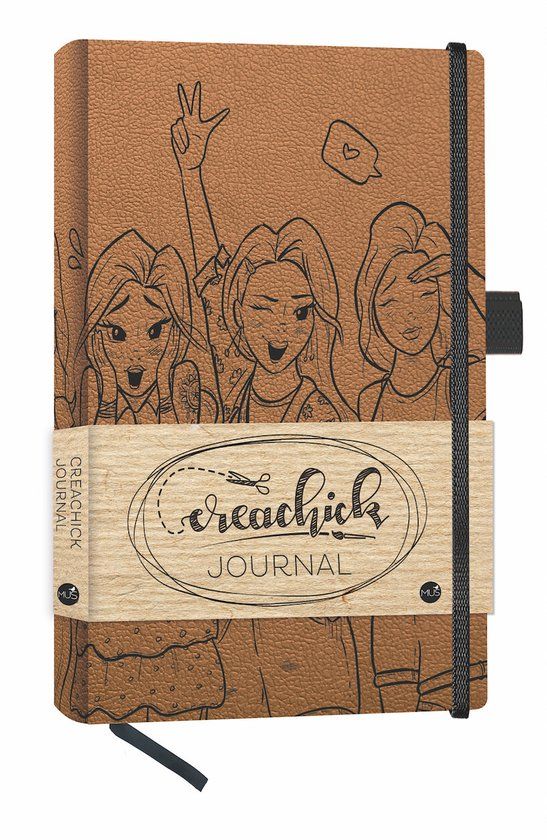 Creachick Bullet Journal - Bruin - A5 - Stippen - Hardcover