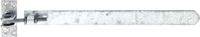 GAH Alberts Staartheng Staal Zilver 470 mm x 100 mm Materiaaldikte 5,0 mm