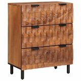 vidaXL Dressoir 60 x 33 x 75 cm massief mango hout