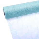 Sizoweb tafelband ijsblauw 30 cm rol 25 meter
