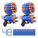 XSHOT Insanity Micro Blaster van ZURU met 48 Air Pocket Technologie Foam Darts en Dart-opslag, Outdoor speelgoed voor kinderen, jongens en meisjes vanaf 8 jaar