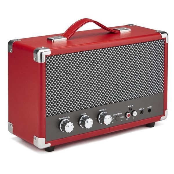 GPO WESTWOODRED Nostalgische Bluetooth speaker rood