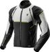 Rebelhorn Swift waterdichte motorfiets textieljas - Maat XS - Lichtgrijs/geel