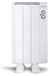 Chauffage sans huile, 500 watts, 2 positions, 3 éléments, blanc