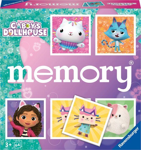 Ravensburger Memory Gabby'S Dollhouse - Memory spel - 6+ jaar