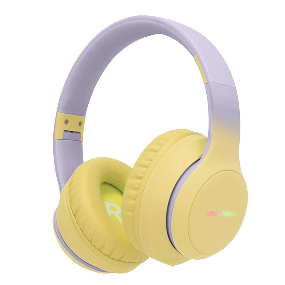 iMoshion Kinderkoptelefoon met LED Verlichting - Draadloos Over Ear - Geel
