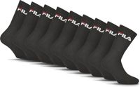FILA Tennis- & Sportsokken - Maat 39/42 - 9 Pack - Zwart