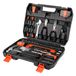 ValueMax Gereedschapsset Huishouden 150-delig, Gereedschapskoffer met Opbergkoffer, voor Renovatie en Reparatie