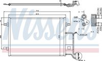 NISSENS 94601 Condenser, air conditioning