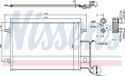 NISSENS 94601 Condenser, air conditioning