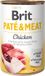 Brit Blik Paté & Meat 400 g - Hondenvoer - 6 x Kip