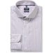 OLYMP Luxor Modern Fit Overhemd mauve, Gestreept