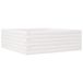 VidaXL Plantenbak 70x70x23 cm massief grenenhout wit