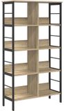 vidaXL Étagère 8 étagères Bois de placage Chêne Sonoma 82 x 32 x 144,5 cm
