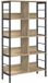 vidaXL Étagère 8 étagères Bois de placage Chêne Sonoma 82 x 32 x 144,5 cm