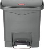 Rubbermaid Slim Jim Step On container Front Step kunststof 15 ltr, Beige