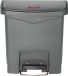 Rubbermaid Slim Jim Step On container Front Step kunststof 15 ltr, Beige