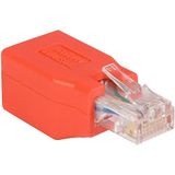 StarTech.com Cat6 Kabel - Cat6 Crossover Adapter - GbE - Rood - Ethernet Netwerkkabel (C6CROSSOVER)