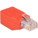 StarTech.com Cat6 Kabel - Cat6 Crossover Adapter - GbE - Rood - Ethernet Netwerkkabel (C6CROSSOVER)