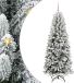vidaXL Kunstkerstboom Wit 150 cm PVC, Plastic, Staal en PE