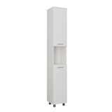 Vicco Ilias Hoge kast – 30.2 x 190 cm met 2 deuren Wit