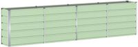 vidaXL Plantenbak Groen Staal 320 x 40 x 75 cm