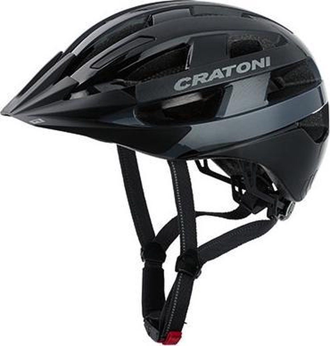 Cratoni Velo-X Fietshelm - Maat M/L - (58-61cm) - Zwart