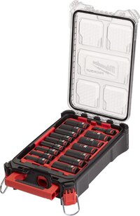 Milwaukee ShockWave™ Krachtdoppenset 1/2 Vierkant | Lang | 16-delig | PACKOUT™