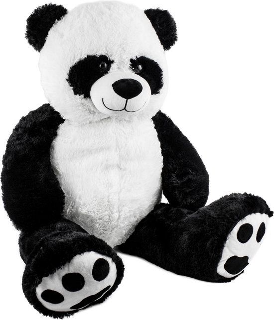 BRUBAKER XXL Panda Knuffel Beer - 100cm - Pluche Speelgoed