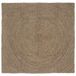 VidaXL Vloerkleden grijs 160 x 160 cm jute
