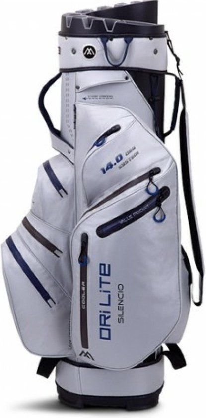 Big Max Dri Lite Silencio 2 Cart Bag - Zilver Grijs