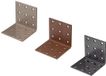Alberts DURAVIS® geperforeerde hoekbeugel, parelbeige duplex gecoat RAL 1035, 60 x 60 x 60 mm, 50 stuks