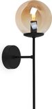 Siena Zwart Lampe témoin, 1 lampe en verre, E14