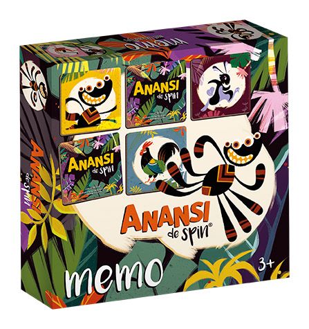 Bambolino Toys Anansi de spin memo - memory spel - educatief speelgoed