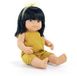 MINILAND Pop - Aziatisch Meisje 38Cm - Incl. Vriendschapsarmband + Stickers - 10 Maanden